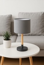 Tischlampe Stoffschirm