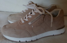 Medicus moderne Sneaker echt Leder Nubukleder 37,5 beige fast neu