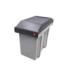 Hailo Einbaumülleimer Küche Ordnungssystem Multi Box B30 Grau Anthrazit 2x14 Lit