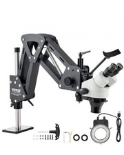 VEVOR Multidirektionales Mikroskop Federhalterung Ringlicht 7X-45X Schmuck