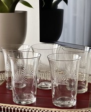 5 Vintage Wassergläser