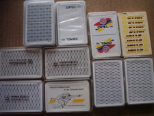 Opel Skatkarten u.s.w. 10 x, 2 x Folie. die anderen wohl nur angesehen 1 x geb.