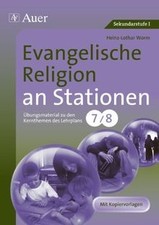 Evangelische Religion an Stationen: Übungsmaterial zu... | Book | condition good