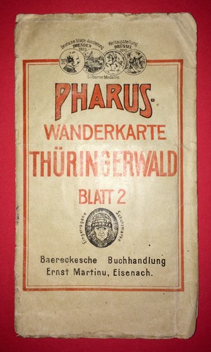 Pharus wanderkarte blatt - pharus,