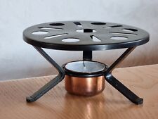 Altes Stövchen, Metall, 1950-60er, Rechaud, Kupfer, aus Nachlass