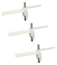 3er Set Mitnehmer Durchlaufschnitzlerflügel geeignet für Bosch 00091027 091027