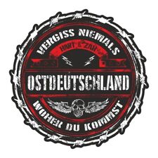 Wetterfester Aufkleber Ostdeutschland 15 oder 40cm osten DDR Heimat Ossi