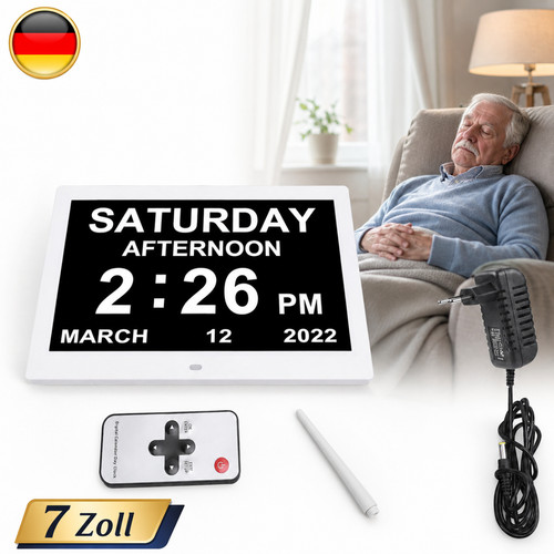 Demenz tagesuhr wecker großes - tagesuhr,