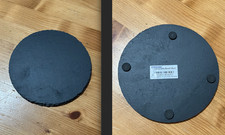 Servierplatte Platzset Tischdeko Untersetzer Schiefer rund ca. 18cm -