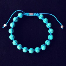 Shamballa Armband blau