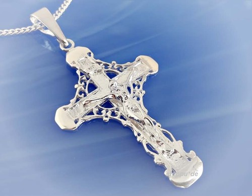 Kreuz anhänger silber - kreuz,