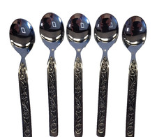 Teelöffel KBB Bausil 5 Stück Set Kaffeelöffel Solingen Rostfrei 60er Jahre