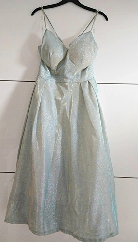 Damen abendkleid silber - damen,