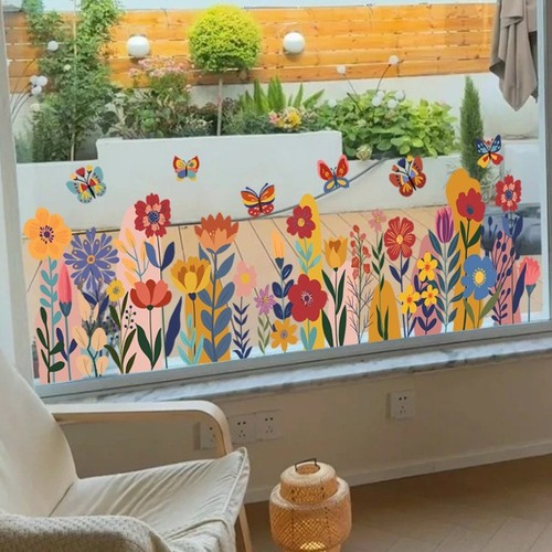 Bunte blumen schmetterling - bunte,