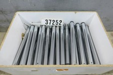 30 Stück Chrom Tischbeine Tischfüße Möbelfüße aus Stahl Höhe 70,5 bis 74cm 37252