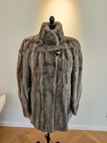 Eleganter damen echtpelzmantel - eleganter,