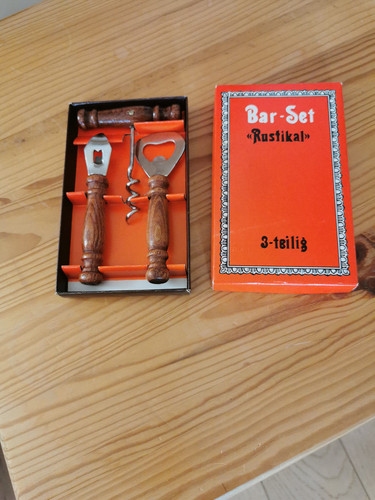 Bar set rustikal - set, 3-teilig