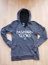 Boom Bap Sweatshirt Damen, Hoodie, Gr. M, grau, Fashion Sucks, Pullover Damen