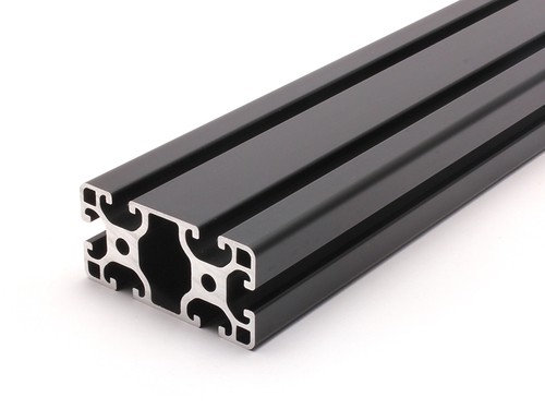 Aluminiumprofil schwarz 40x80