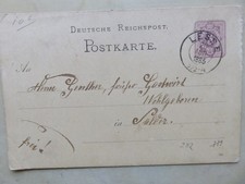 Postkarte Lesse aus 1885