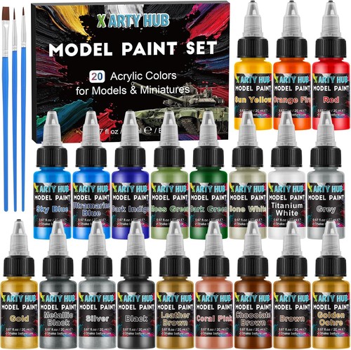 Modellbau farben set - set, 20