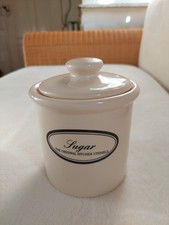 Shabby Vintage Porzellan Zuckerdose Sugar The Original Kitchen Utensils Creme