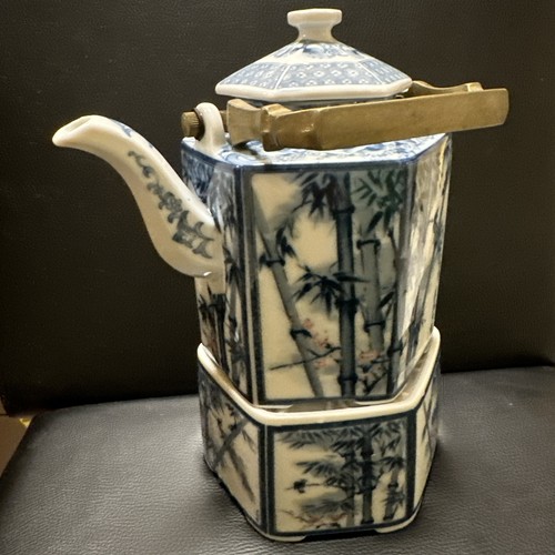 Asiatische teekanne mit - asiatische,