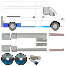 Für Fiat Ducato Boxer 1994-2006 Lang 10x Schweller Reparaturblech Kotflügel
