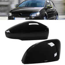 2x Außenspiegelkappen Schwarz