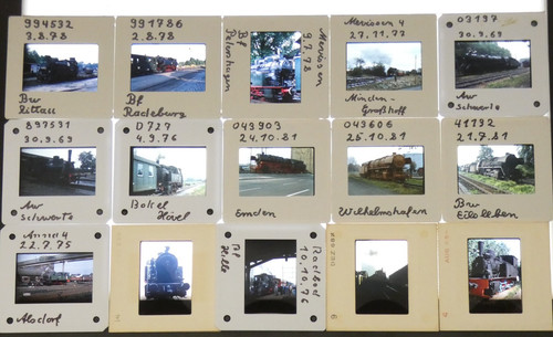 Slides various steam - slides, of