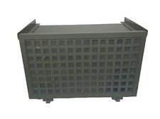 Gitterschrank Staufach Schiebeschrank Bundeswehr Kabine Shelter 1018