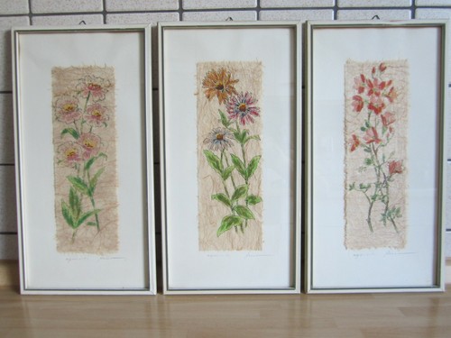 Stück gerahmte aquarelle - 3,