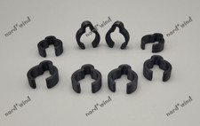 KABELKLEMMEN SET SCHWARZ - FÜR METALLDETEKTOR - z.B. FISHER  TESORO  GARRETT XP