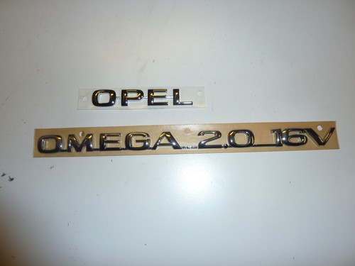 Typenschild opel omega 16v - 2.0,