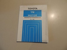 1987 Reparatur Werkstatt handbuch MOTOR 1,5L Diesel Toyota Starlet P7