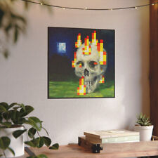 Minecraft Pixel painting reallife print canvas 2 sizes pictures Minecraft