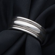 Ring 925er Silber 8 mm Massiv