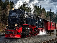Kühlschrankmagnet Brockenbahn