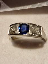 Saphir Diamant Ring 585