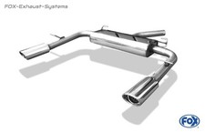  Duplex Sportauspuff Chrysler Sebring Limousine Typ JS Bj.07-10 115x85mm oval