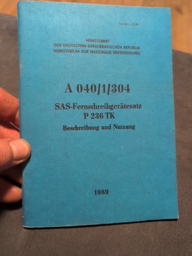 Nva vorschrift 040 304 - vorschrift, a