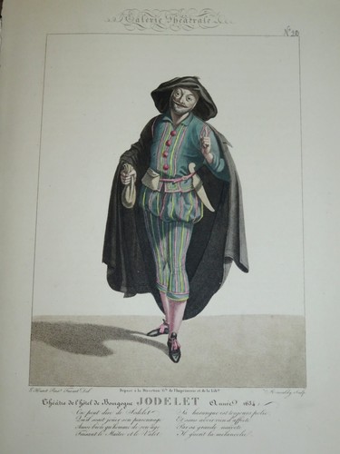 Commedia dell arte gravur - dell'arte, xix