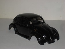 VW Brezel Käfer Wiking 1:40 unverglast schwarz ca. 1950 Rohkarosserie Rohling