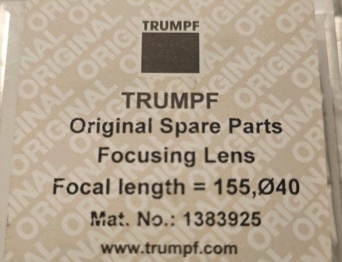 Trumpf original focusing lens - original,
