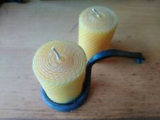 Kerzenhalter Kerzeständer Bienenwachskerze Eisen geschmiedet