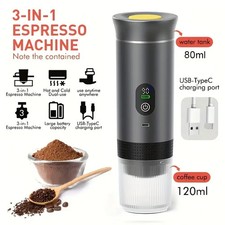 BALASHOV Portable Espresso Machine | Self-Heating Travel Coffee Maker USB-C