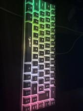 Gaming Tastatur USB, Ultraflach, Regenbogen LED