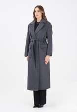 VICOLO Mäntel Frauen Grau Mantel Lang Grau Damen Herbst Winter 202