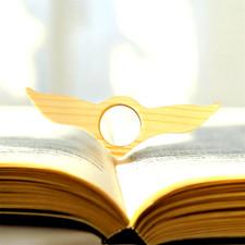 Buchseitenhalter Fichtenholz