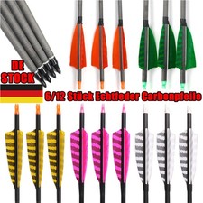 6/12 Stück 32" Carbonpfeile